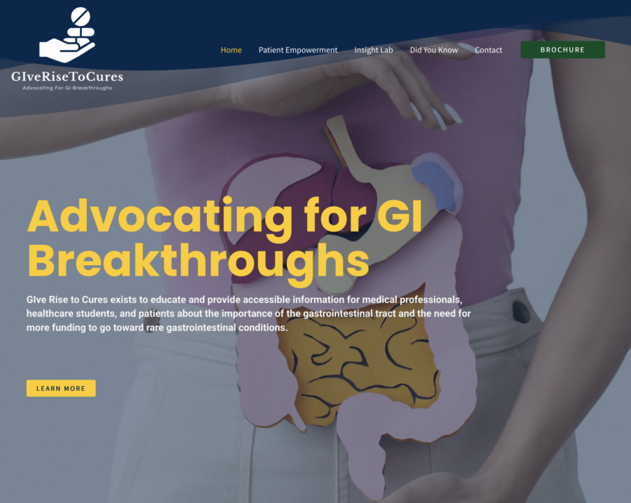 The homepage for giverisetocures.org
