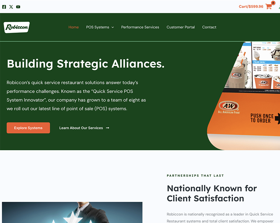 Homepage of Robiccon's website